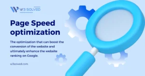 Page speed optimization service by W3solved